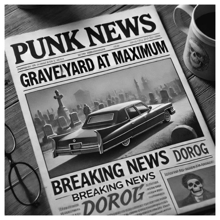 Punk témájú grafika, illusztráció